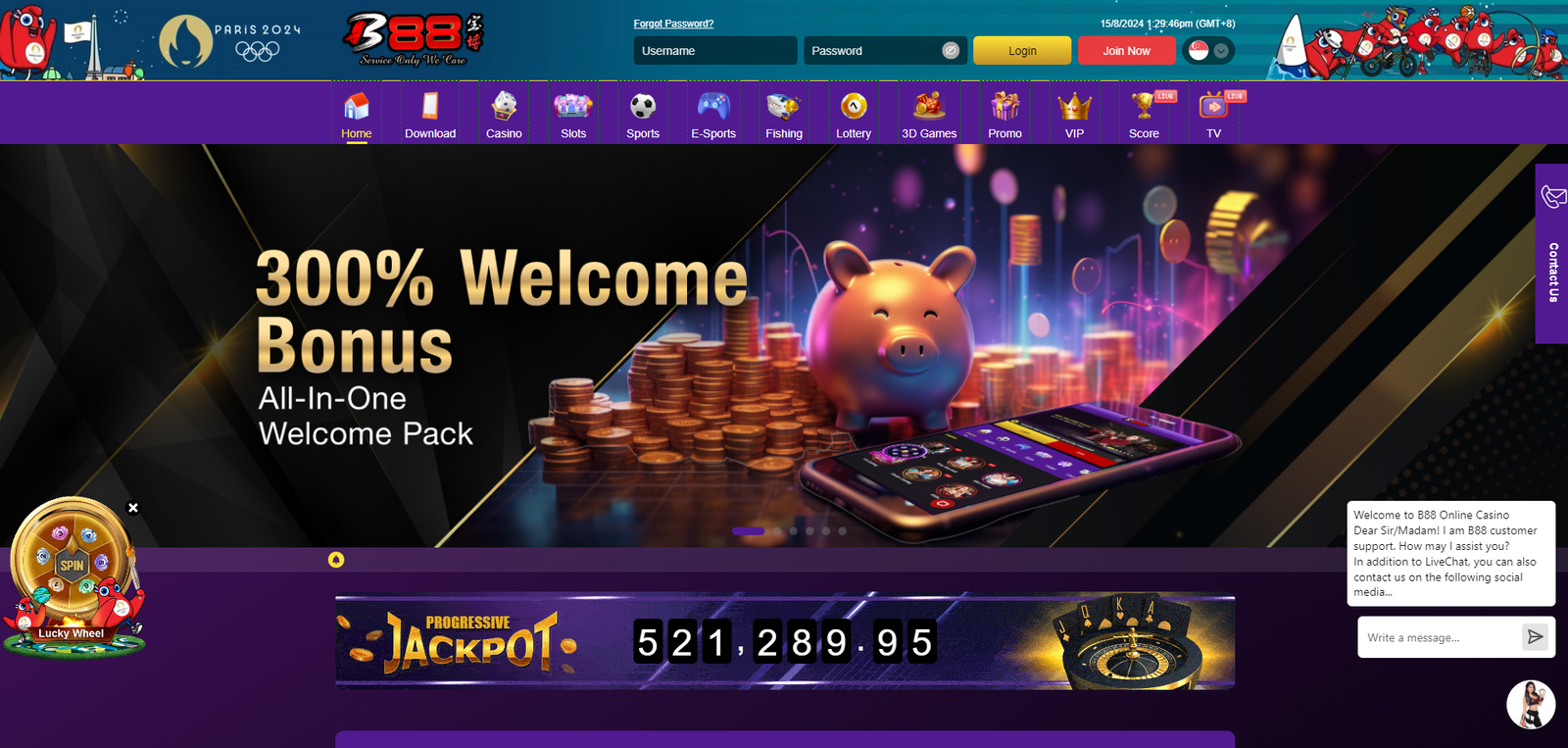 b88sg Casino Online Sg