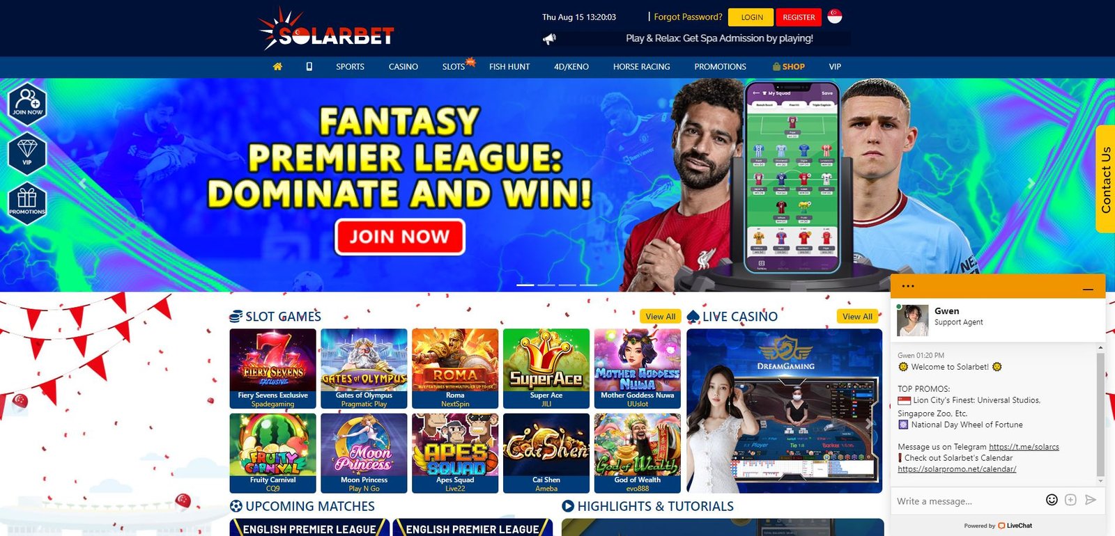 solarbet best online casino singapore