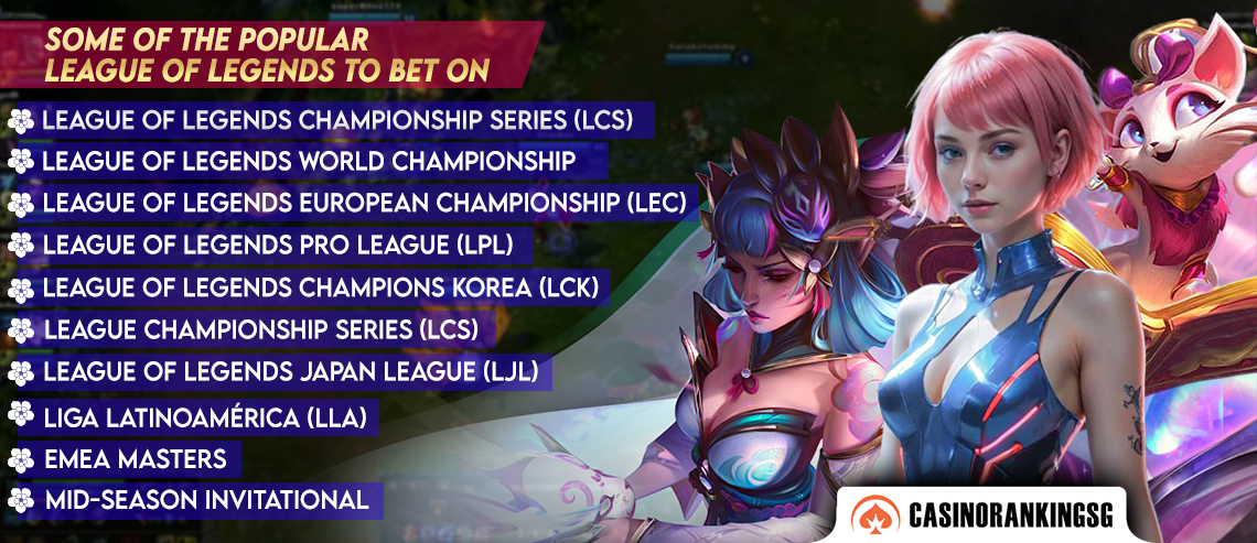 Some of the Popular League of Legends League to Bet On
